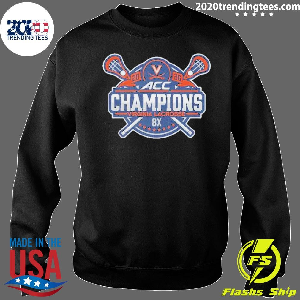 Cavaliers 8x Acc Lacrosse Champions Shirt
