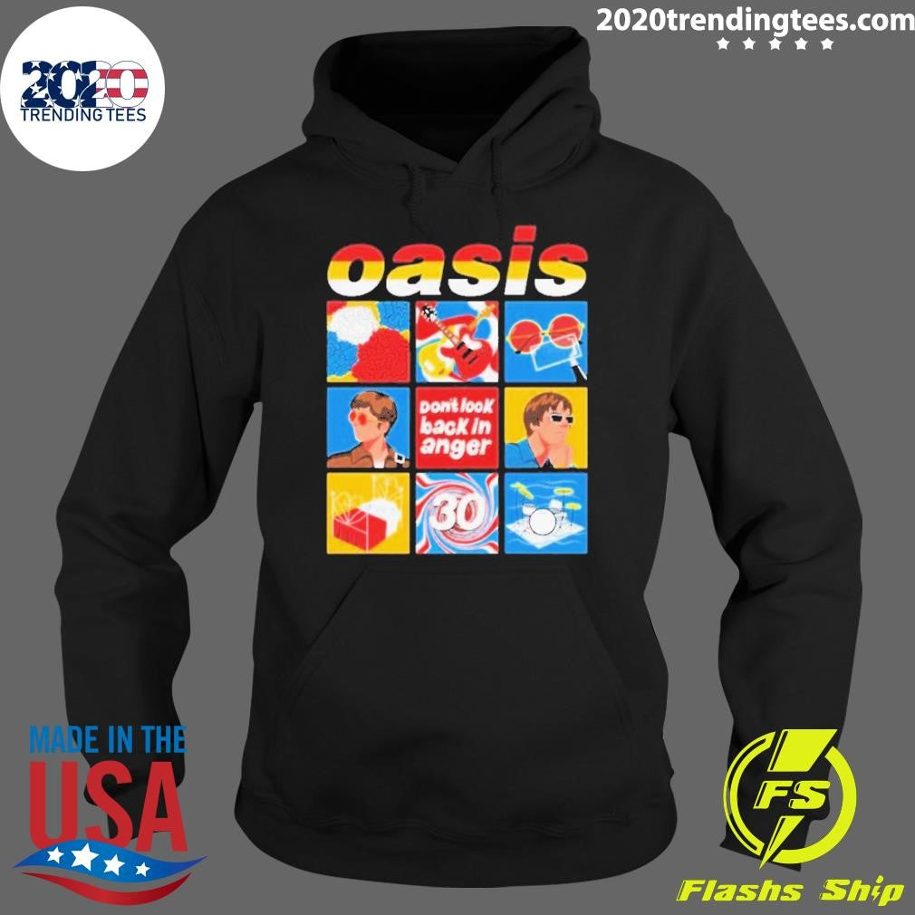 Celebrate 30 years of the iconic anthem Don’t Look Back In Anger Oasis Shirt