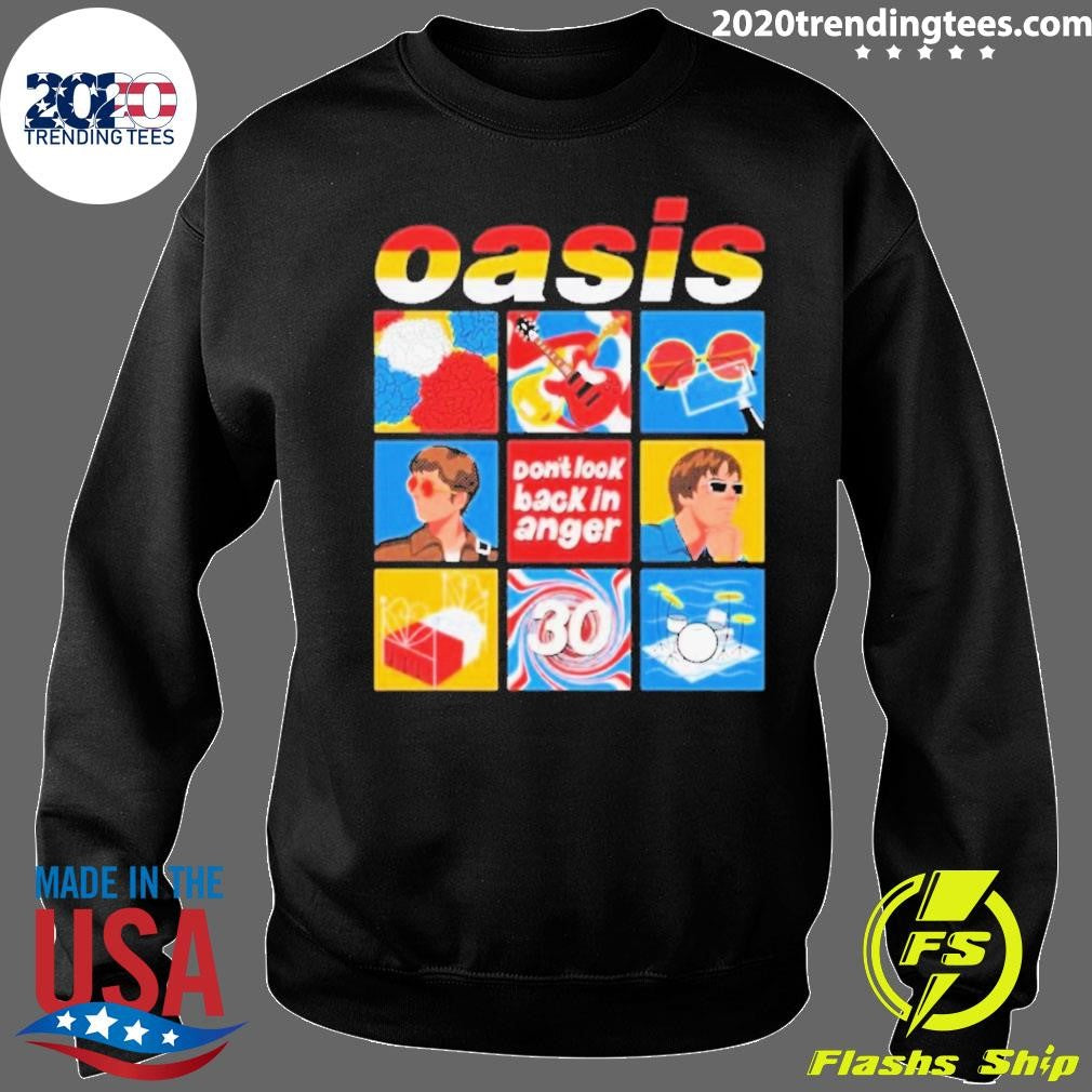 Celebrate 30 years of the iconic anthem Don’t Look Back In Anger Oasis Shirt