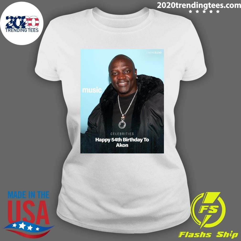 Celebrities Happy 54th Birthday To Akon Shirt