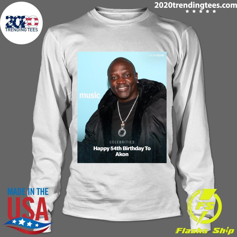 Celebrities Happy 54th Birthday To Akon Shirt