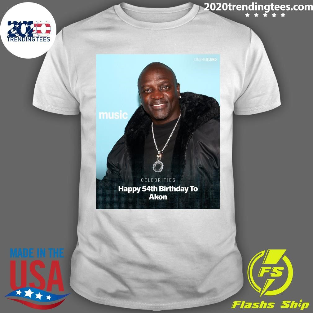 Celebrities Happy 54th Birthday To Akon Shirt