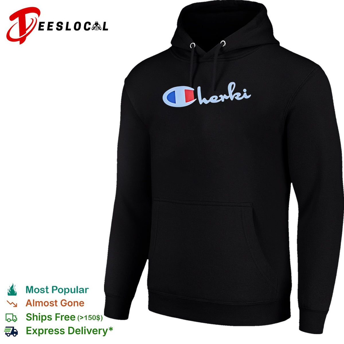 Champion herki logo parody shirt