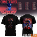 Chance The Rapper Coloring Book 10 Year Anniversary Tour Shirt
