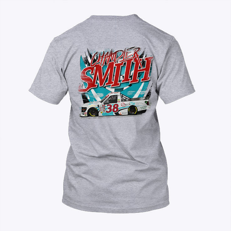 Chandler Smith Front Row Motorsports QuickTie Car T Shirt