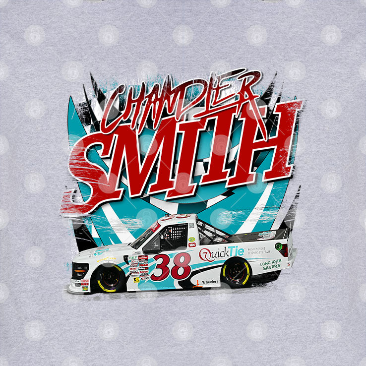Chandler Smith Front Row Motorsports QuickTie Car T Shirt