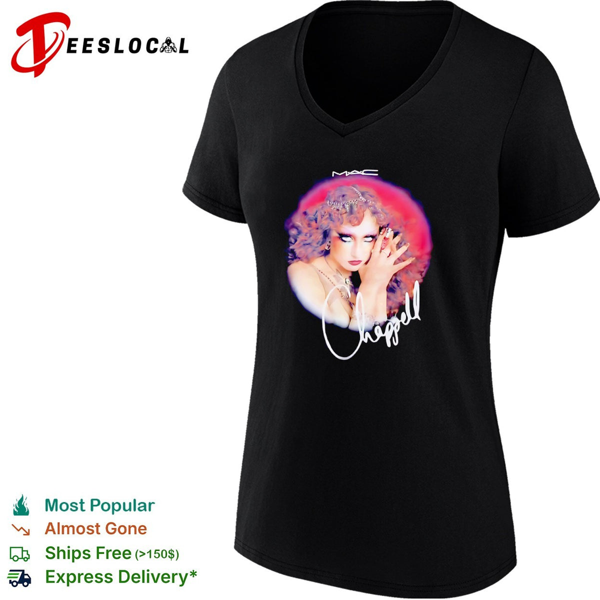 Chappell Roan MAC Cosmetics Promotional Collaboration shirt