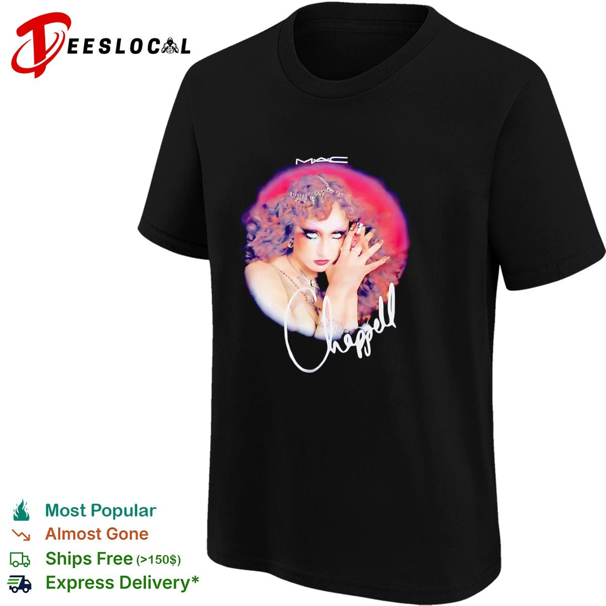 Chappell Roan MAC Cosmetics Promotional Collaboration shirt