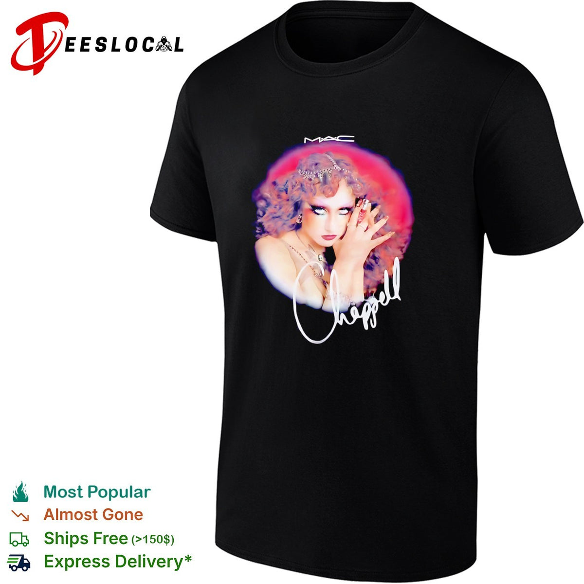 Chappell Roan MAC Cosmetics Promotional Collaboration shirt