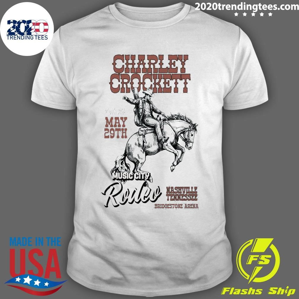 Charley Crockett May 29 2026 In Nashville TN Shirt