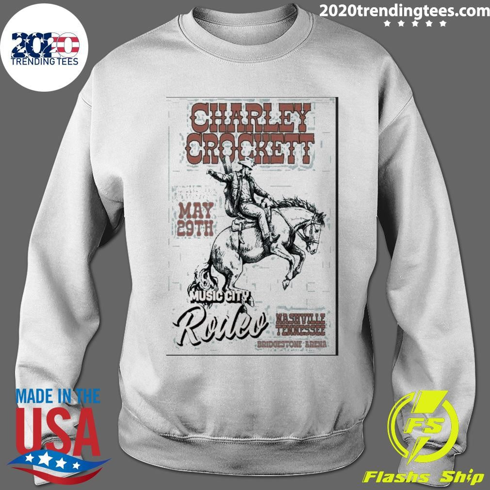 Charley Crockett Nashville Tn Tour On May 29 2026 Poster Shirt
