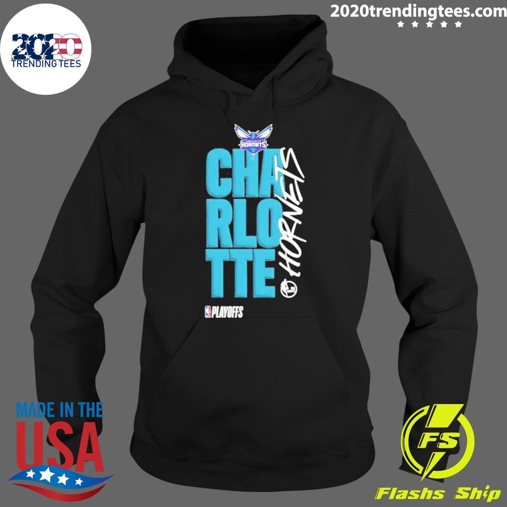 Charlotte Hornets 2026 Nba Playoff Black Shirt