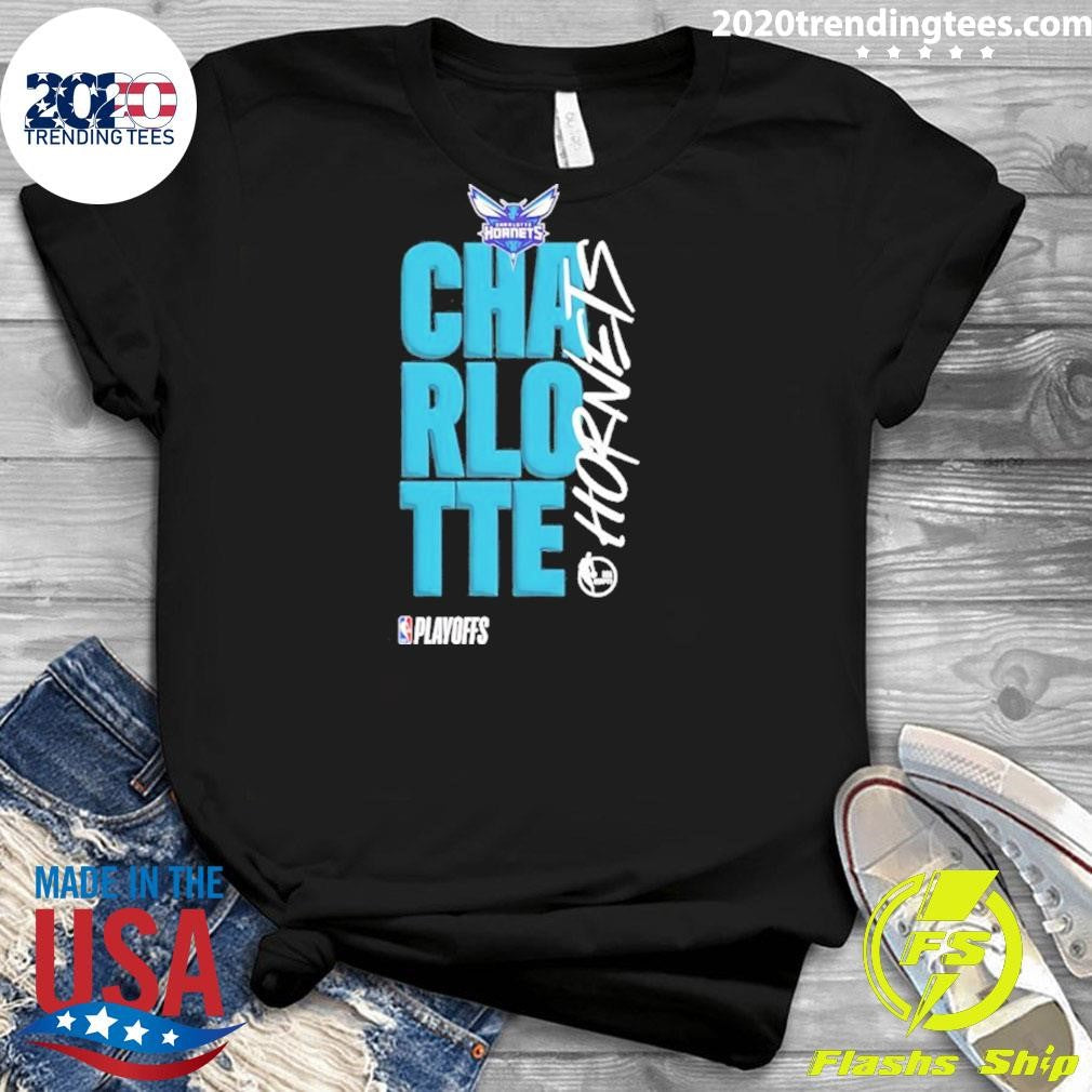 Charlotte Hornets 2026 Nba Playoff Black Shirt