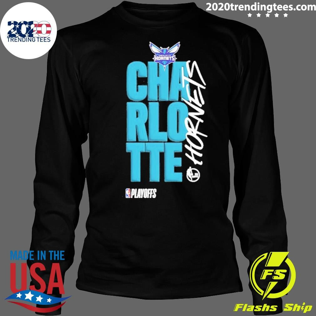 Charlotte Hornets 2026 Nba Playoff Black Shirt