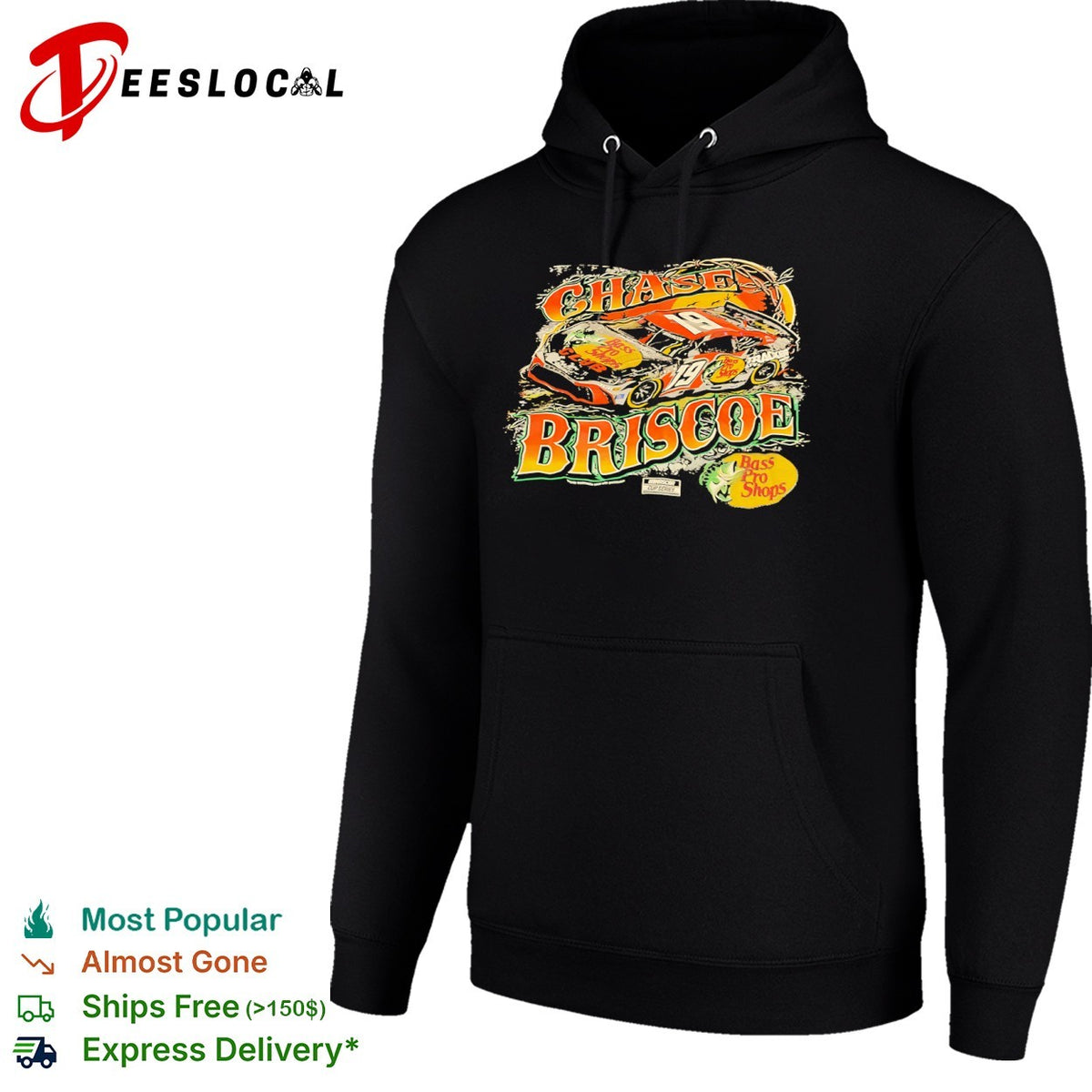 Chase Briscoe 19 Bass Pro Shops NASCAR Cup Series Joe Gibbs Racing Toyota shirt