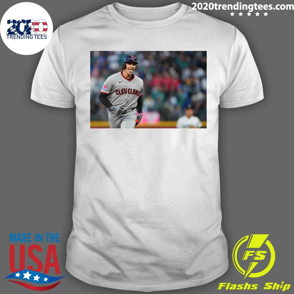 Chase DeLauter of Cleveland Guardians Shirt