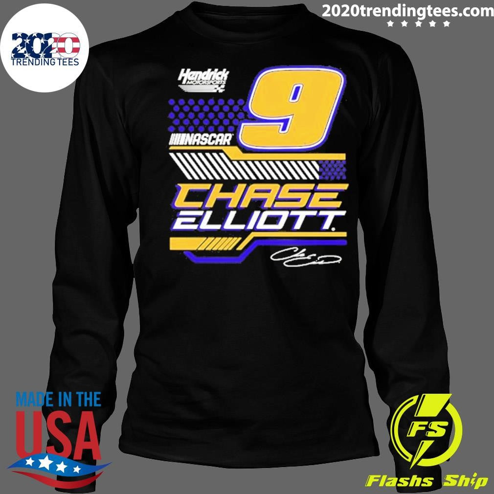 Chase Elliott 9 Nascar Vive La Fete Signature Shirt