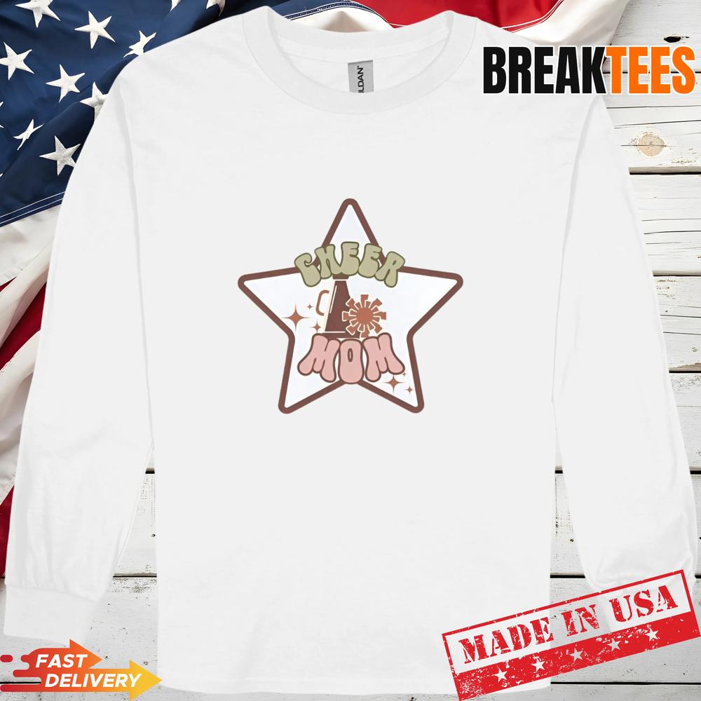 Cheer Mom Retro Star Shirt