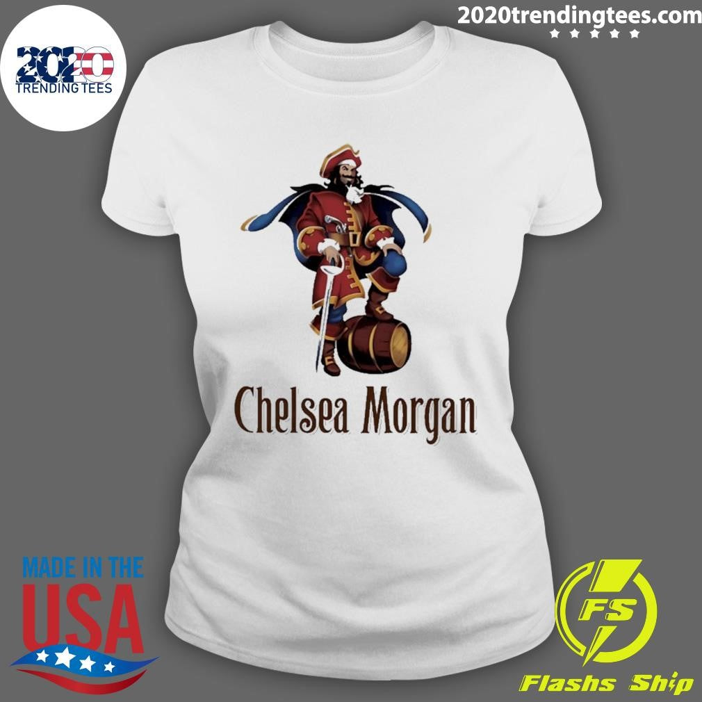 Chelsea Morgan Captain Morgan Parody Logo Shirt