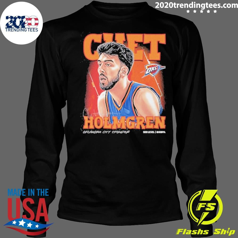 Chet Holmgren Oklahoma City Thunder Mens Apparel & Gifts Tee Shirt