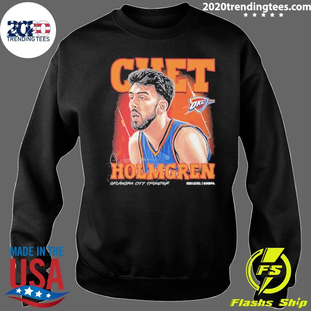 Chet Holmgren Oklahoma City Thunder Mens Apparel & Gifts Tee Shirt