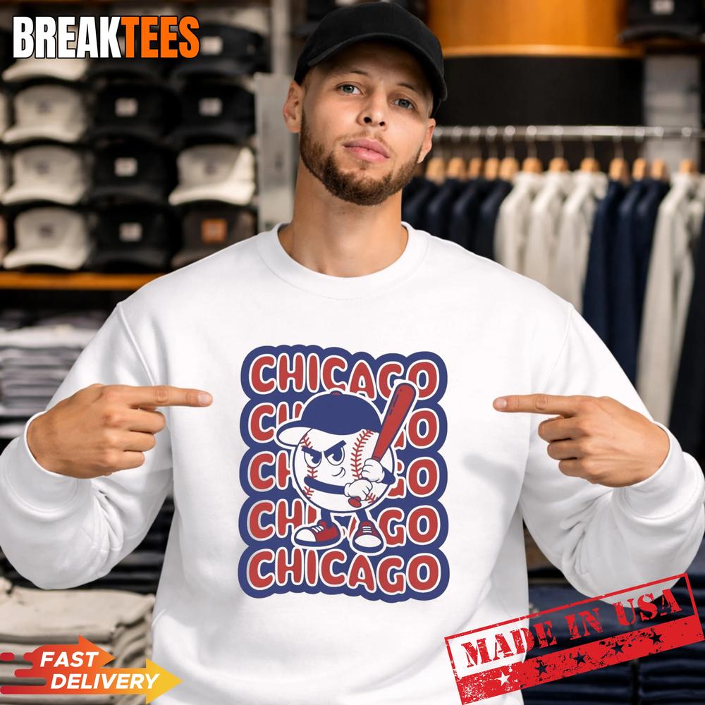 Chicago Baseball Retro Mascot Shirt