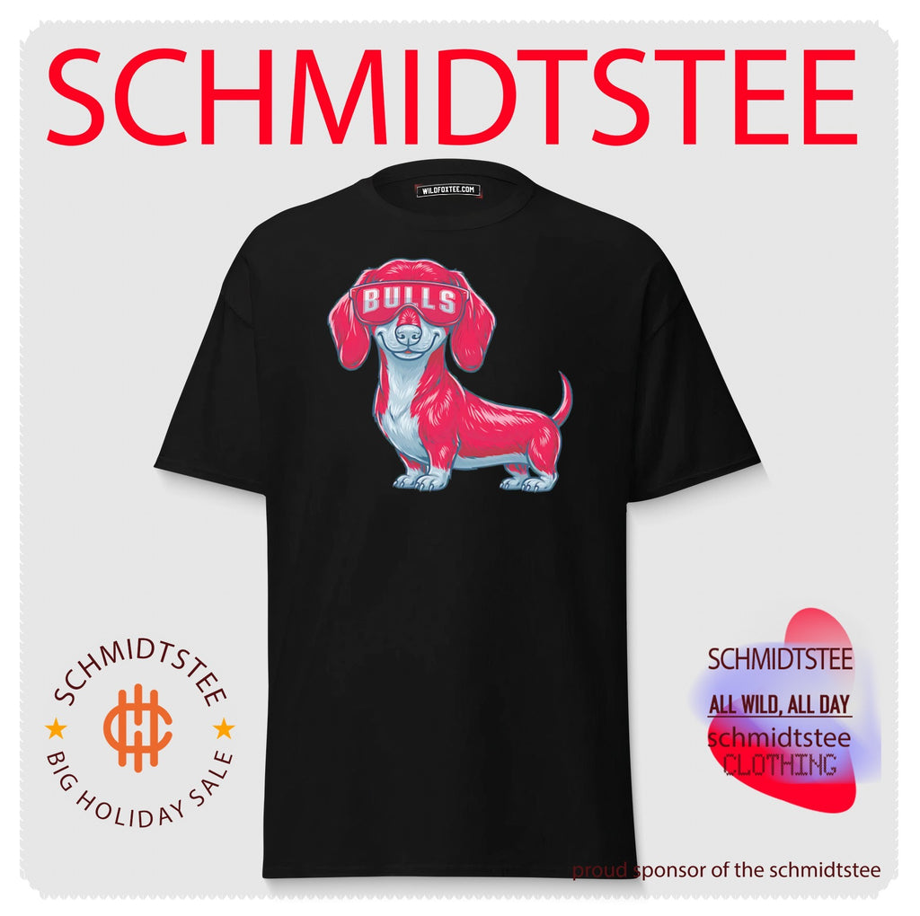 Chicago Bulls Dachshund Dog cartoon shirt