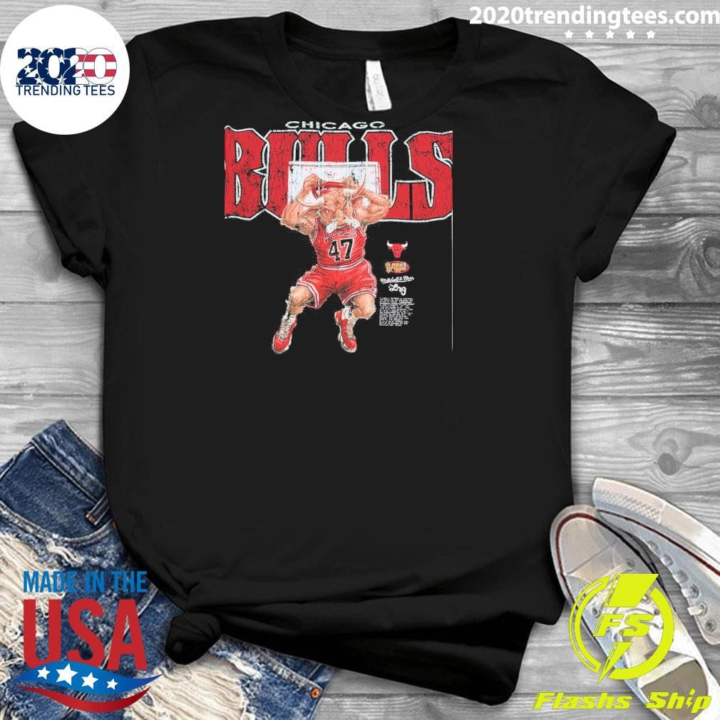 Chicago Bulls Mitchell & Ness x LRG Wild Art Shirt