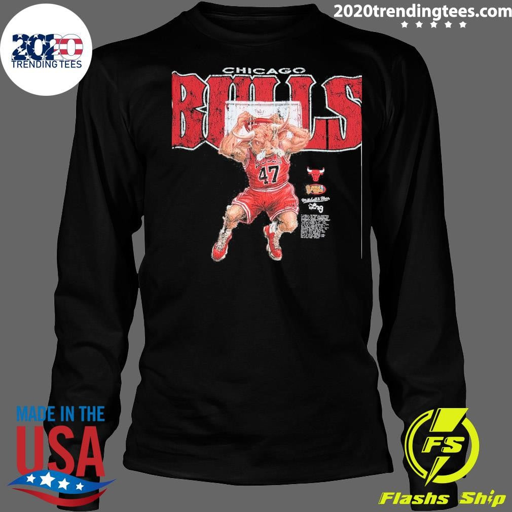 Chicago Bulls Mitchell & Ness x LRG Wild Art Shirt