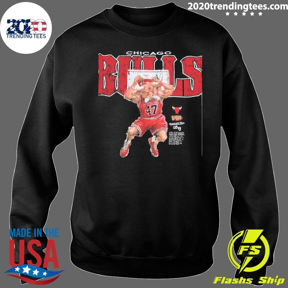 Chicago Bulls Mitchell & Ness x LRG Wild Art Shirt