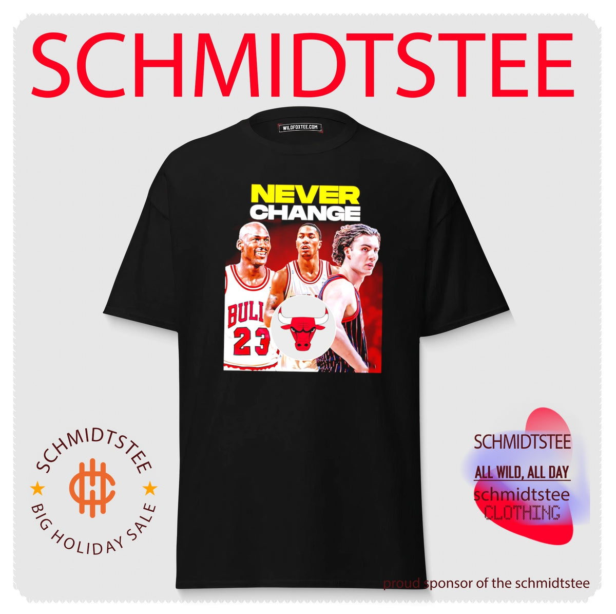 Chicago Bulls Never Change shirt