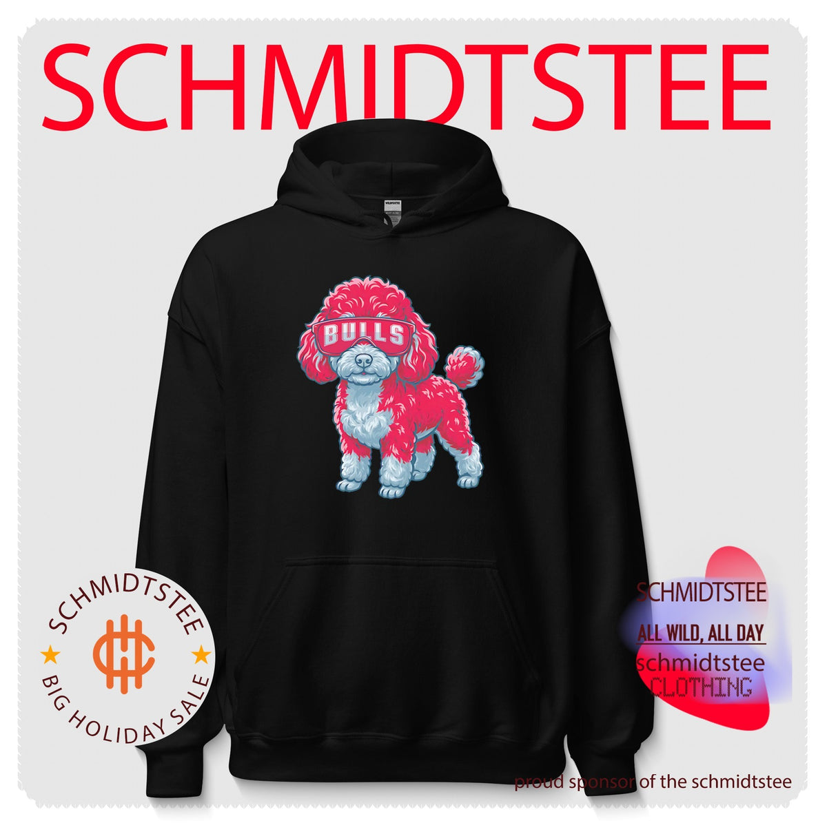 Chicago Bulls Teacup Poodle cartoon shirt