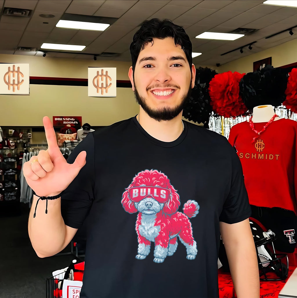 Chicago Bulls Teacup Poodle cartoon shirt