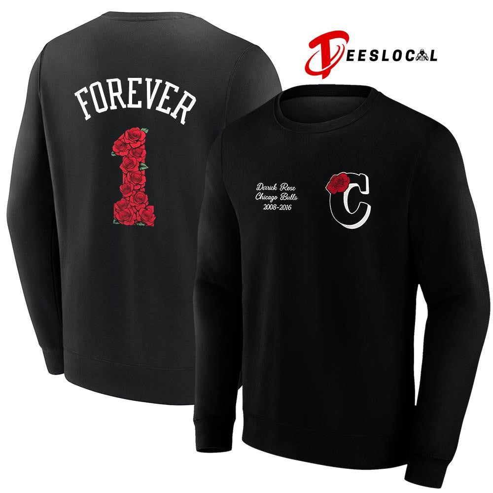 Chicago Bulls collaborate Derrick Rose forever logo shirt