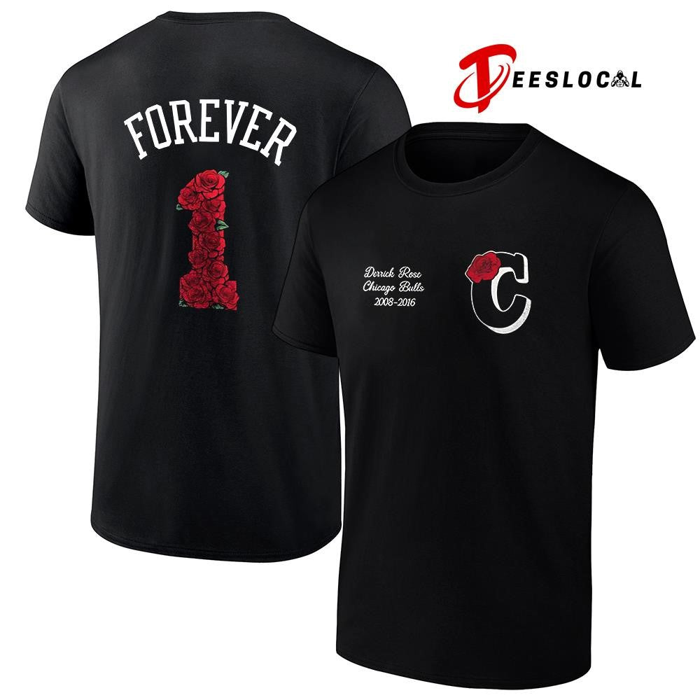 Chicago Bulls collaborate Derrick Rose forever logo shirt