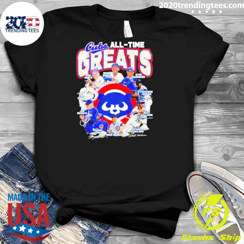 Chicago Cubs All-time Greats Legends Forever All Team Signatures Shirt