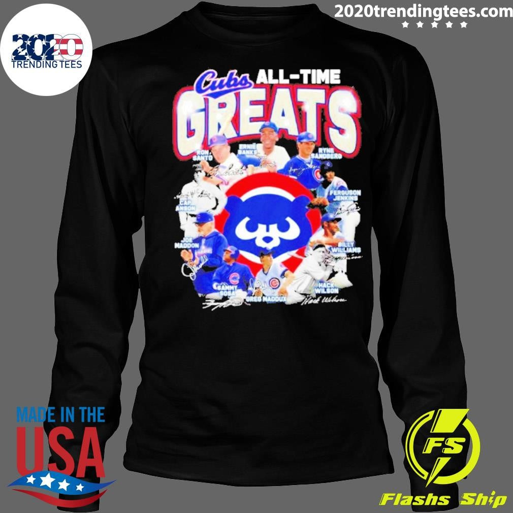 Chicago Cubs All-time Greats Legends Forever All Team Signatures Shirt