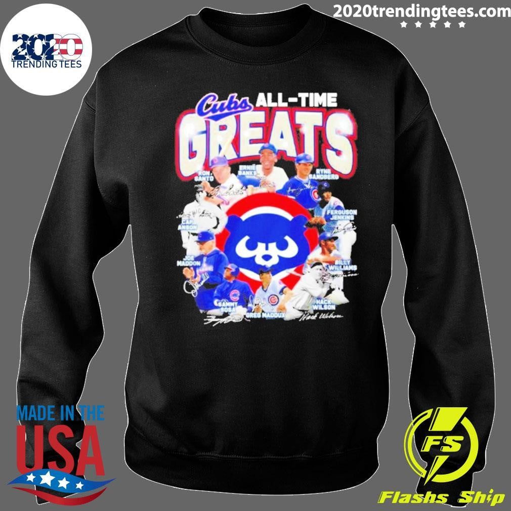 Chicago Cubs All-time Greats Legends Forever All Team Signatures Shirt