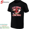 Chicago Cubs x Grateful Dead dancing bear Chicago graphic shirt