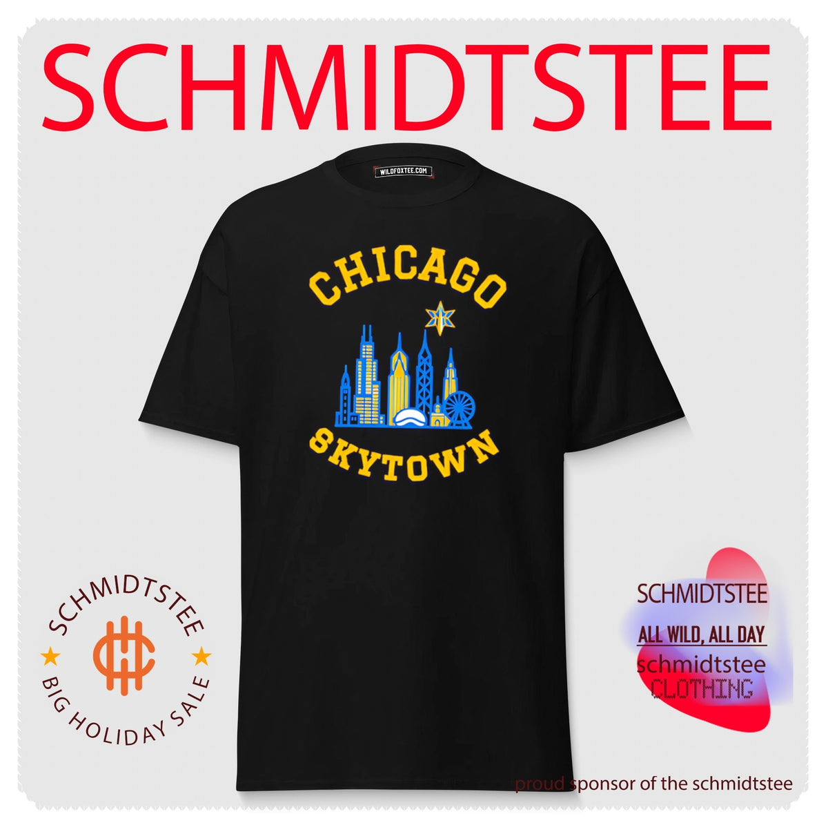 Chicago Skytown Skyline WNBA Basketball shirt