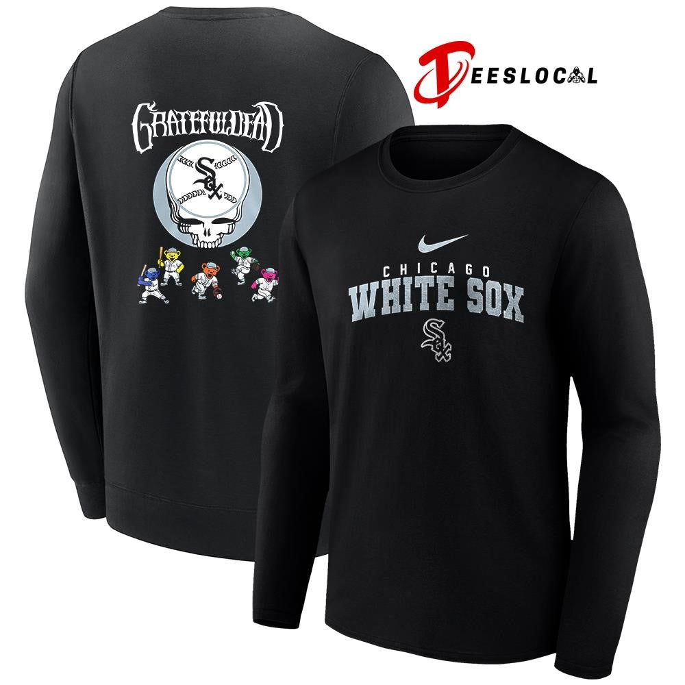 Chicago White Sox x Grateful Dead bear mascot shirt