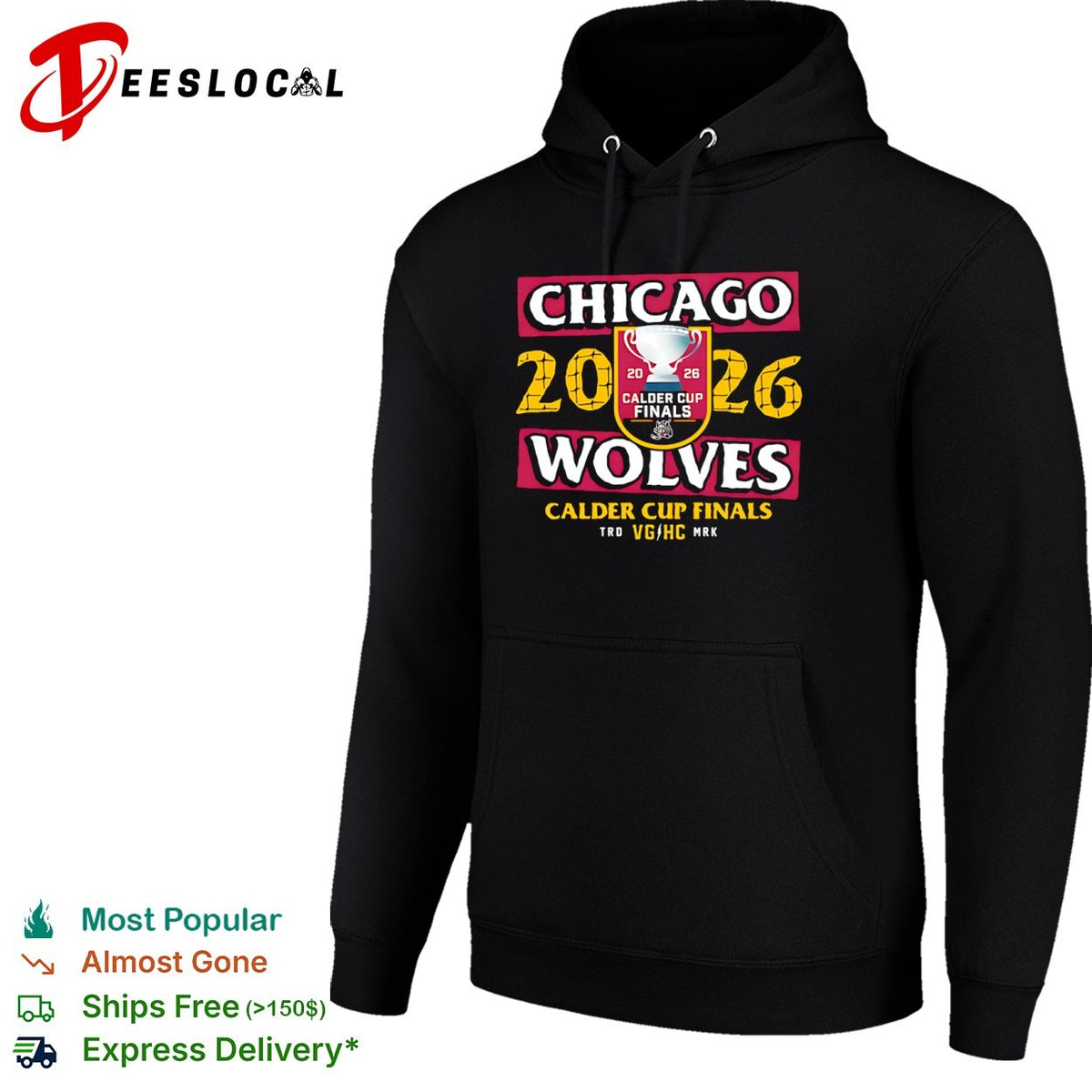 Chicago Wolves 2026 Calder Cup Finals Hockey shirt