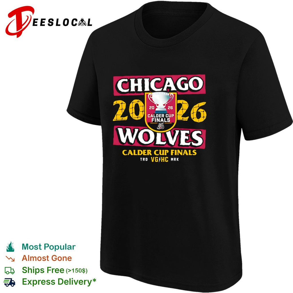 Chicago Wolves 2026 Calder Cup Finals Hockey shirt