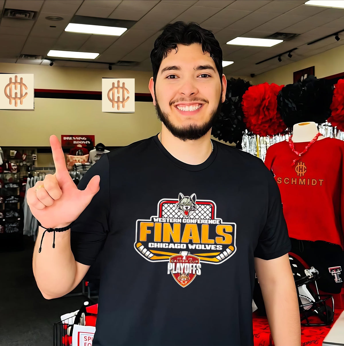 Chicago Wolves 2026 Western Conference Champions Finals logo shirt