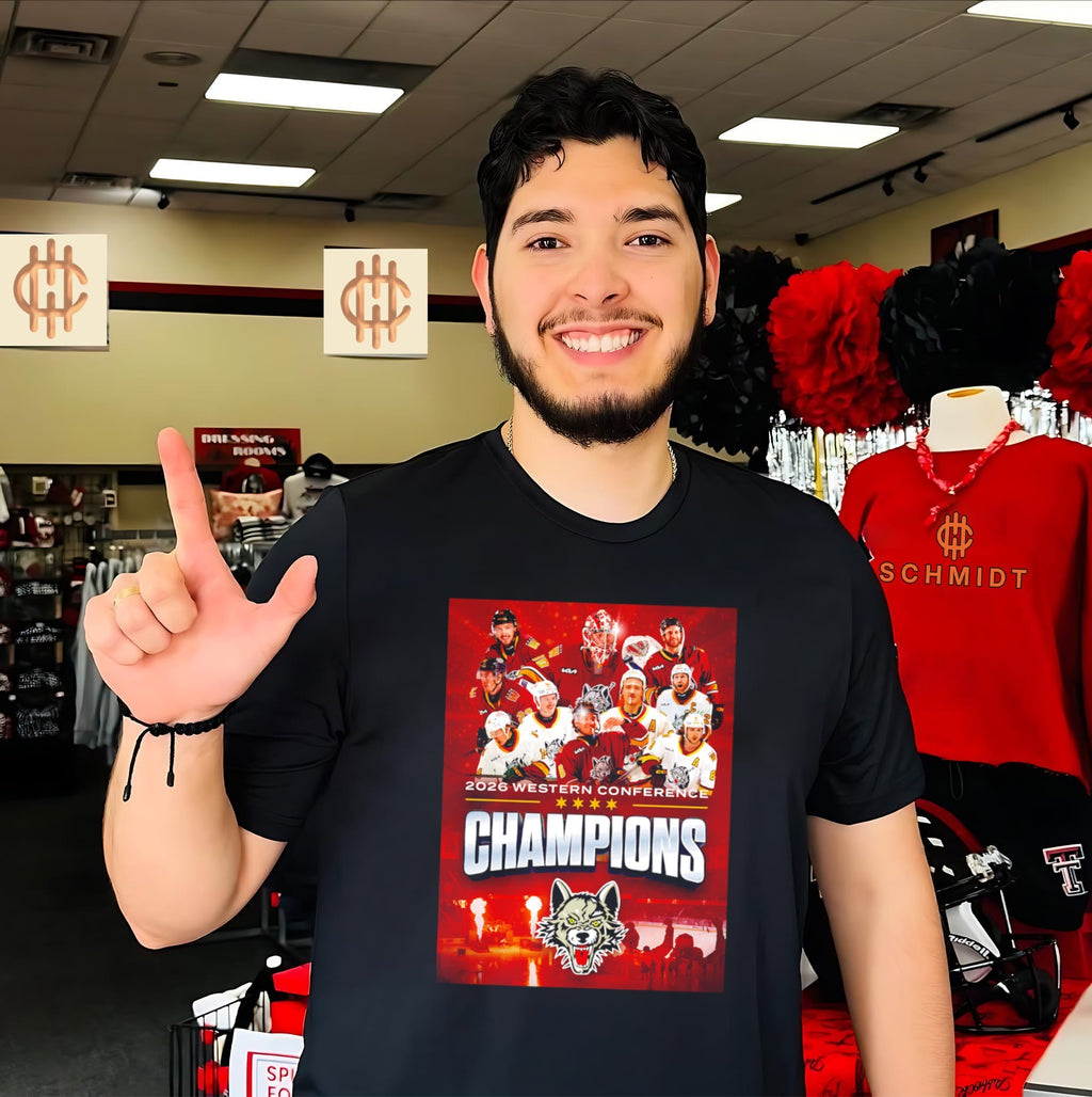 Chicago Wolves 2026 Western Conference Champions Finals poster shirt