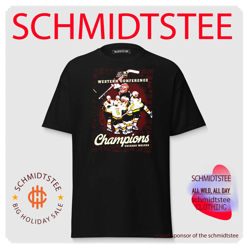 Chicago Wolves 2026 Western Conference Champions poster shirt