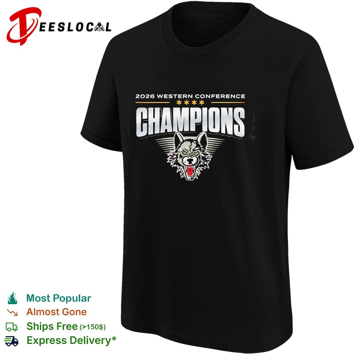 Chicago Wolves Western Conference Champions 2026 Shirt