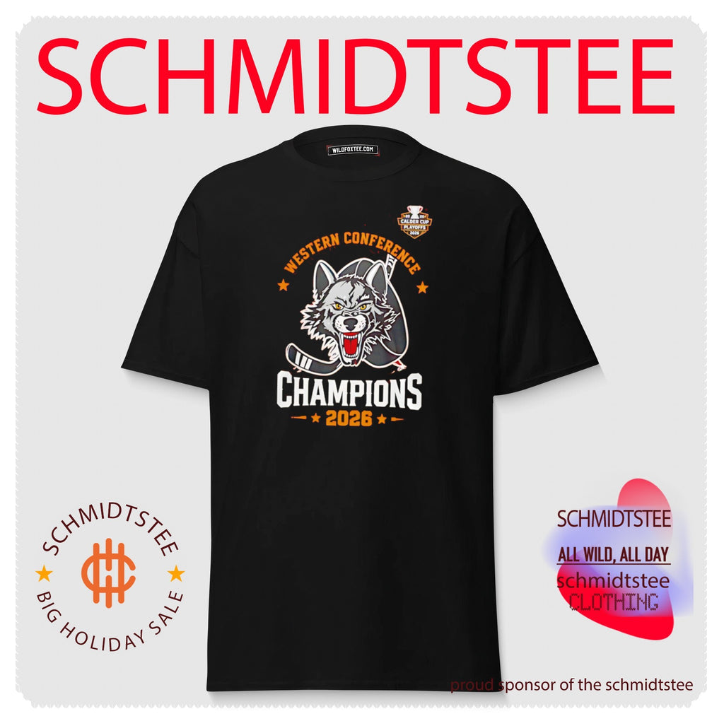 Chicago Wolves Wolf Pack Western Champions 2026 shirt