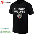 Chicago Wolves hockey team logo shirt