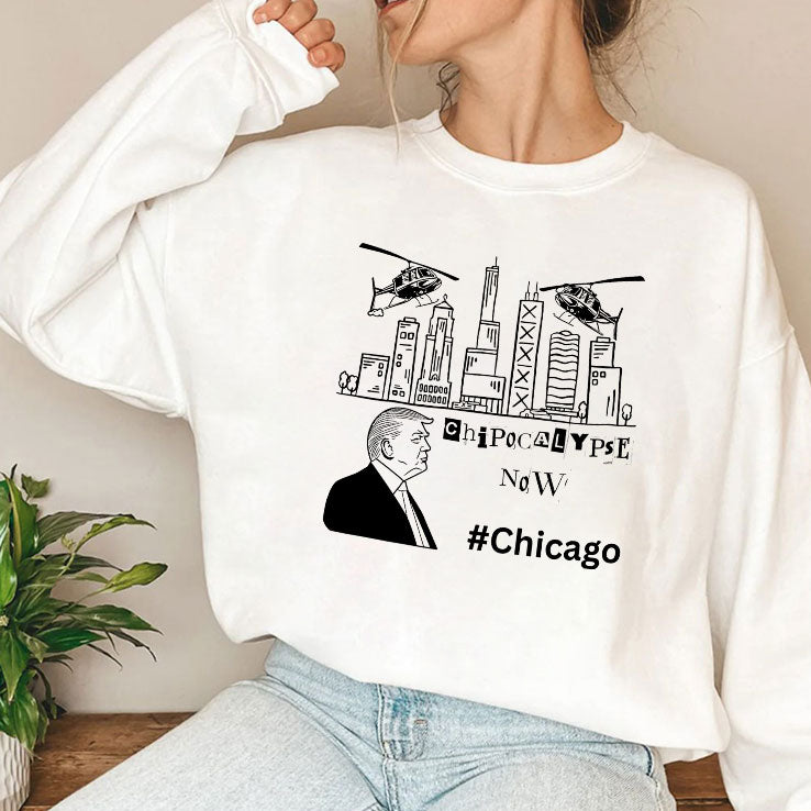 Chipocalypse Now Chicago Department of War Trump T Shirt